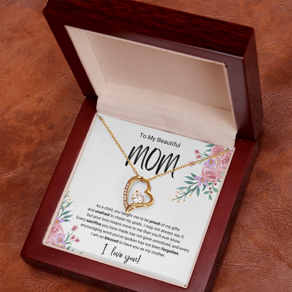 Every Sacrifice | For Mom | Heart Necklace