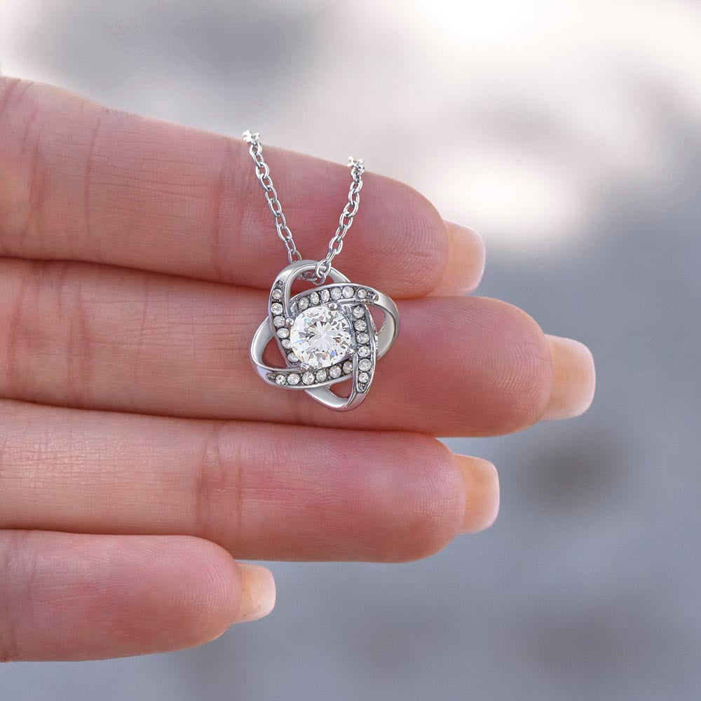 Moon and Back | For Mom Love Knot Necklace