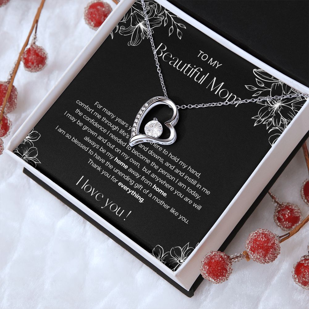 Home Away from Home | Heart Necklace for Mom