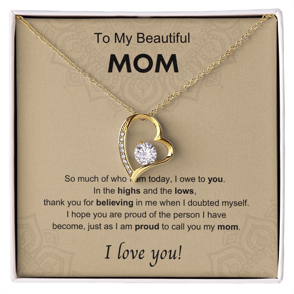 Who I Am Today | Necklace for Mom