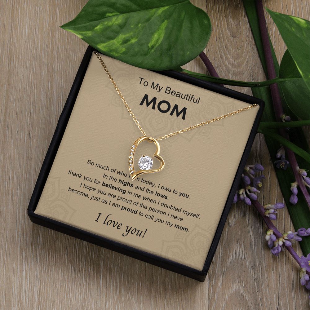 Who I Am Today | Necklace for Mom