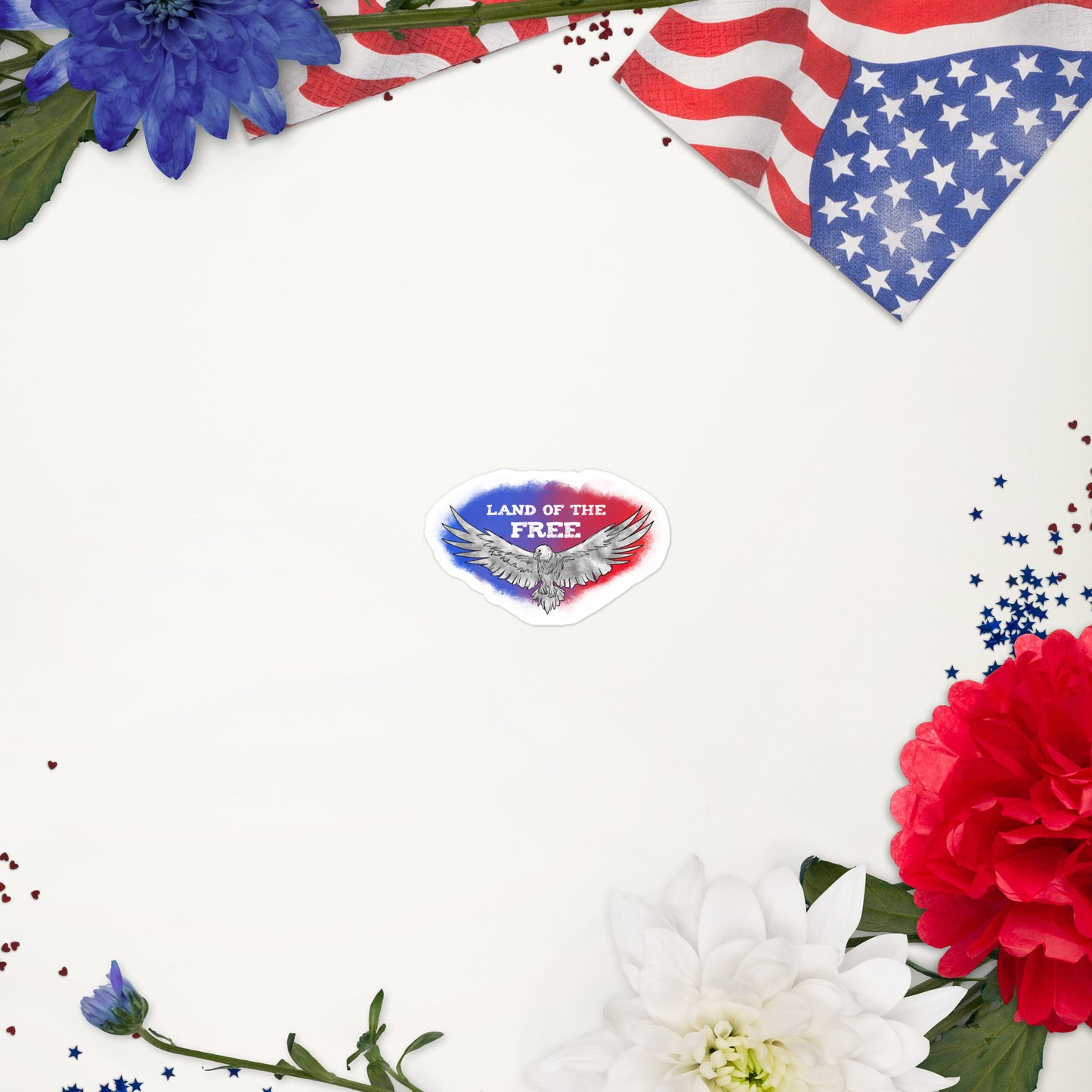Free Eagle Bubble-free sticker