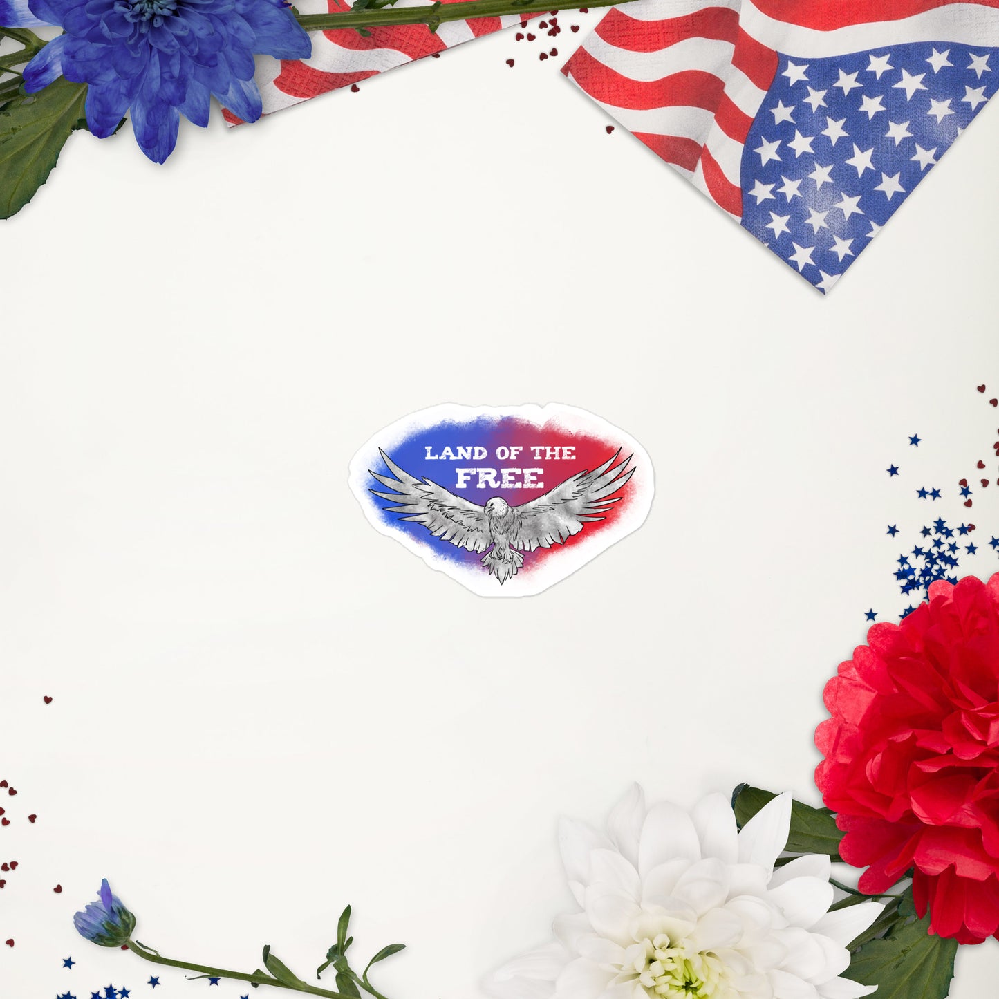 Free Eagle Bubble-free sticker