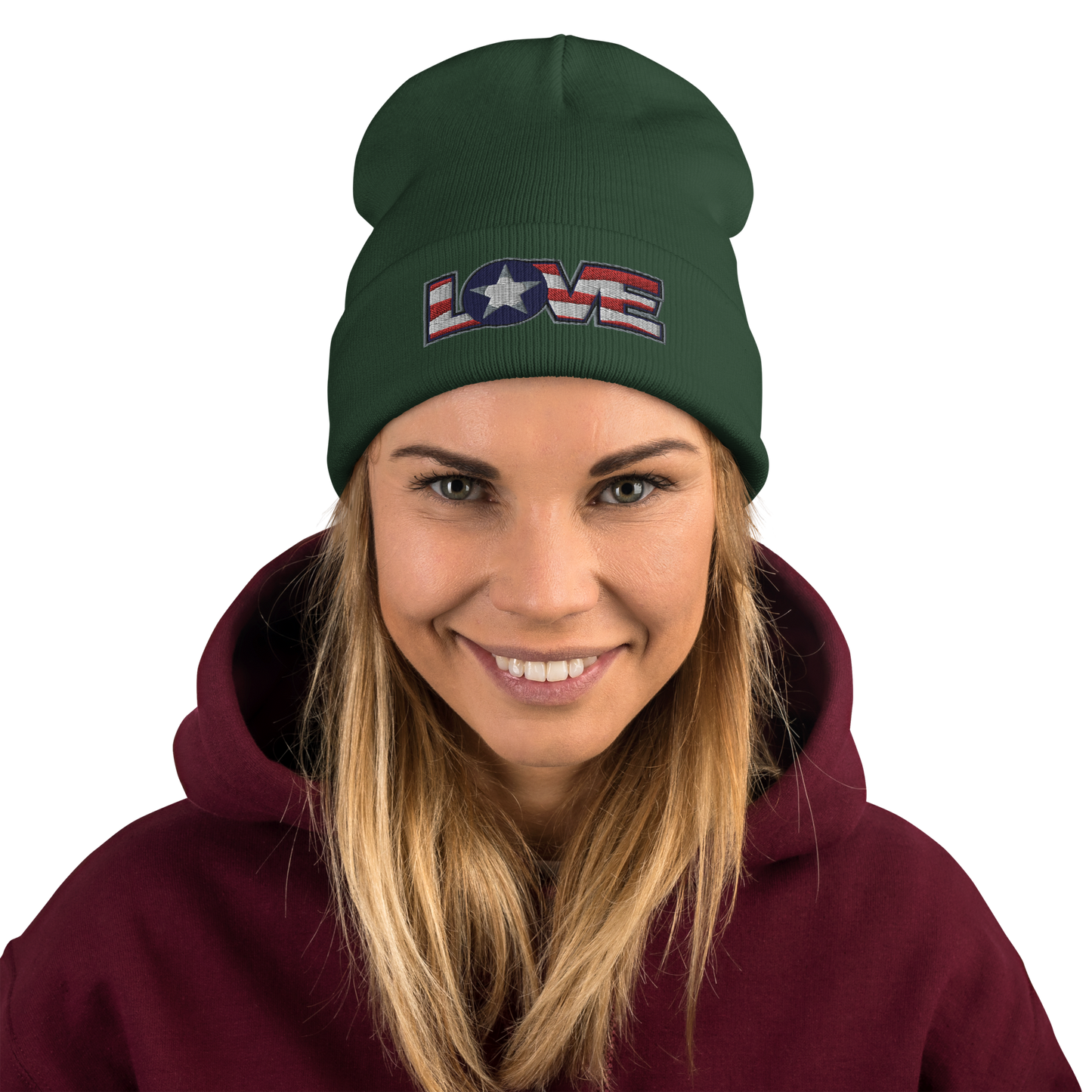 Love Embroidered Beanie