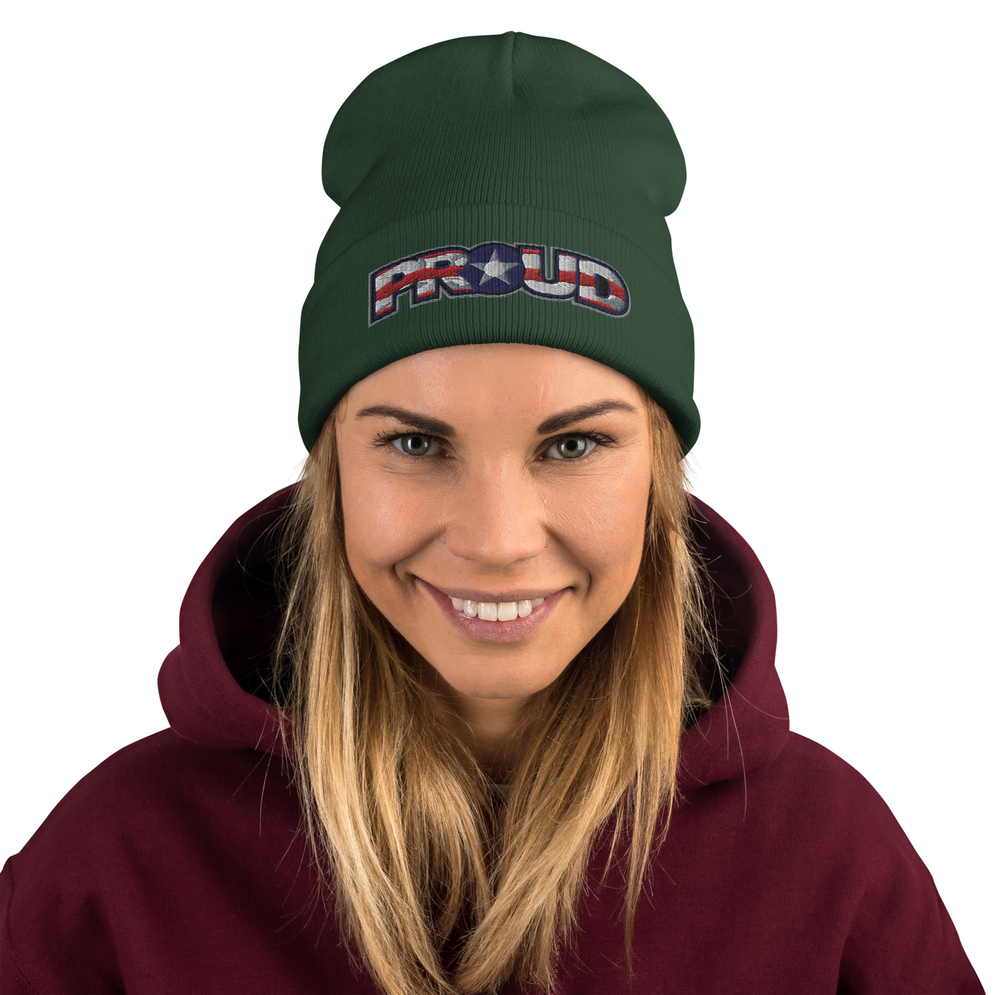 Proud Embroidered Beanie