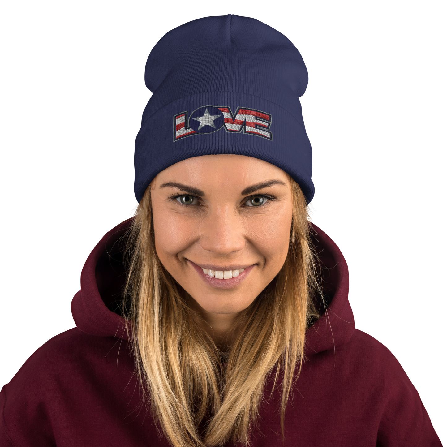 Love Embroidered Beanie