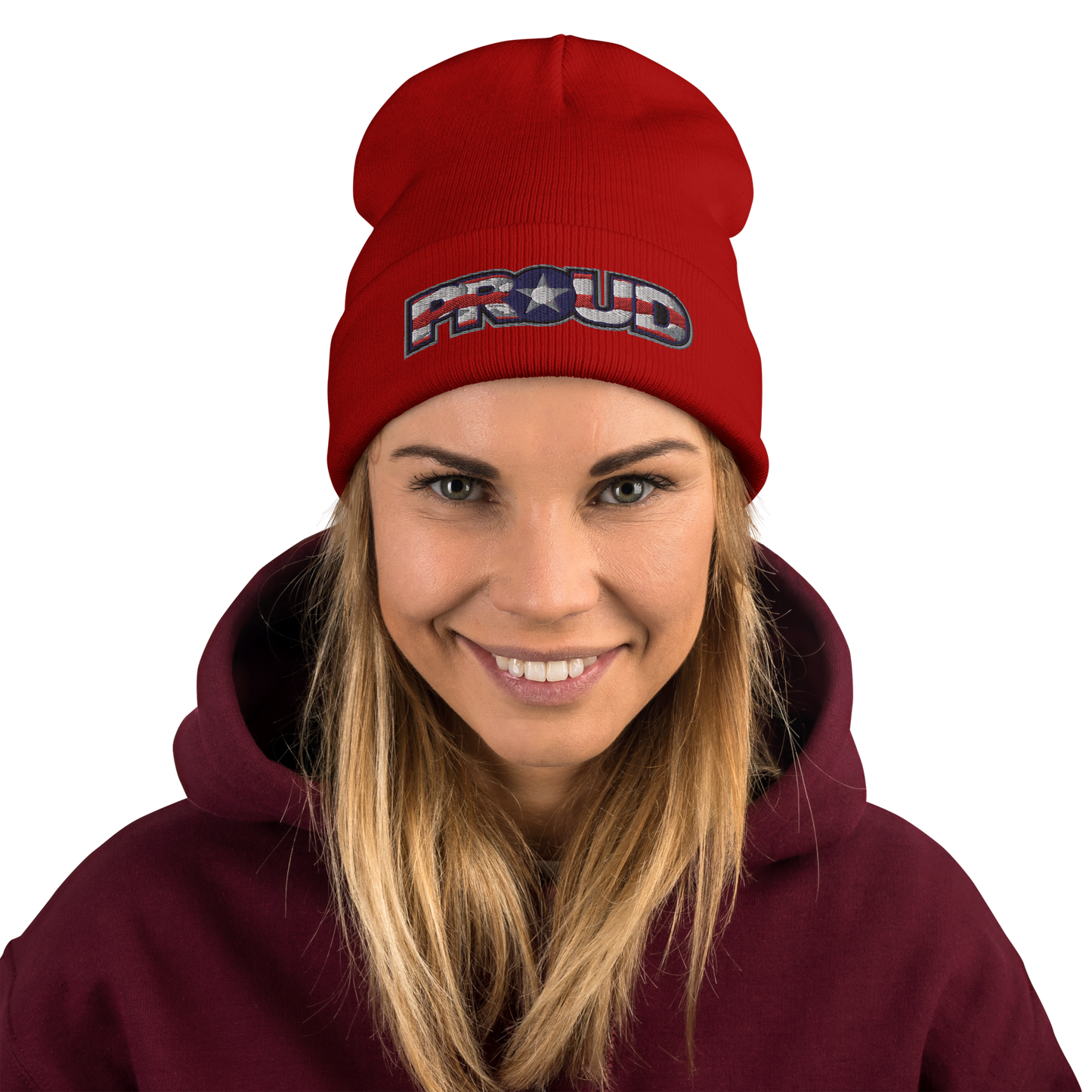 Proud Embroidered Beanie
