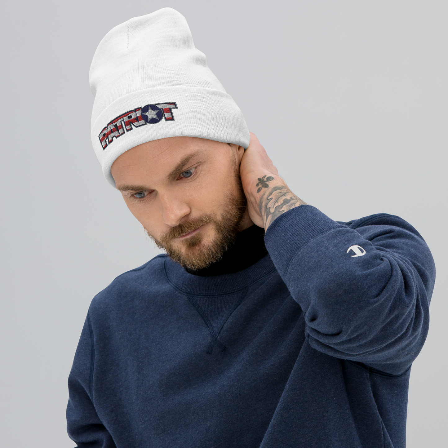 Patriot Embroidered Beanie