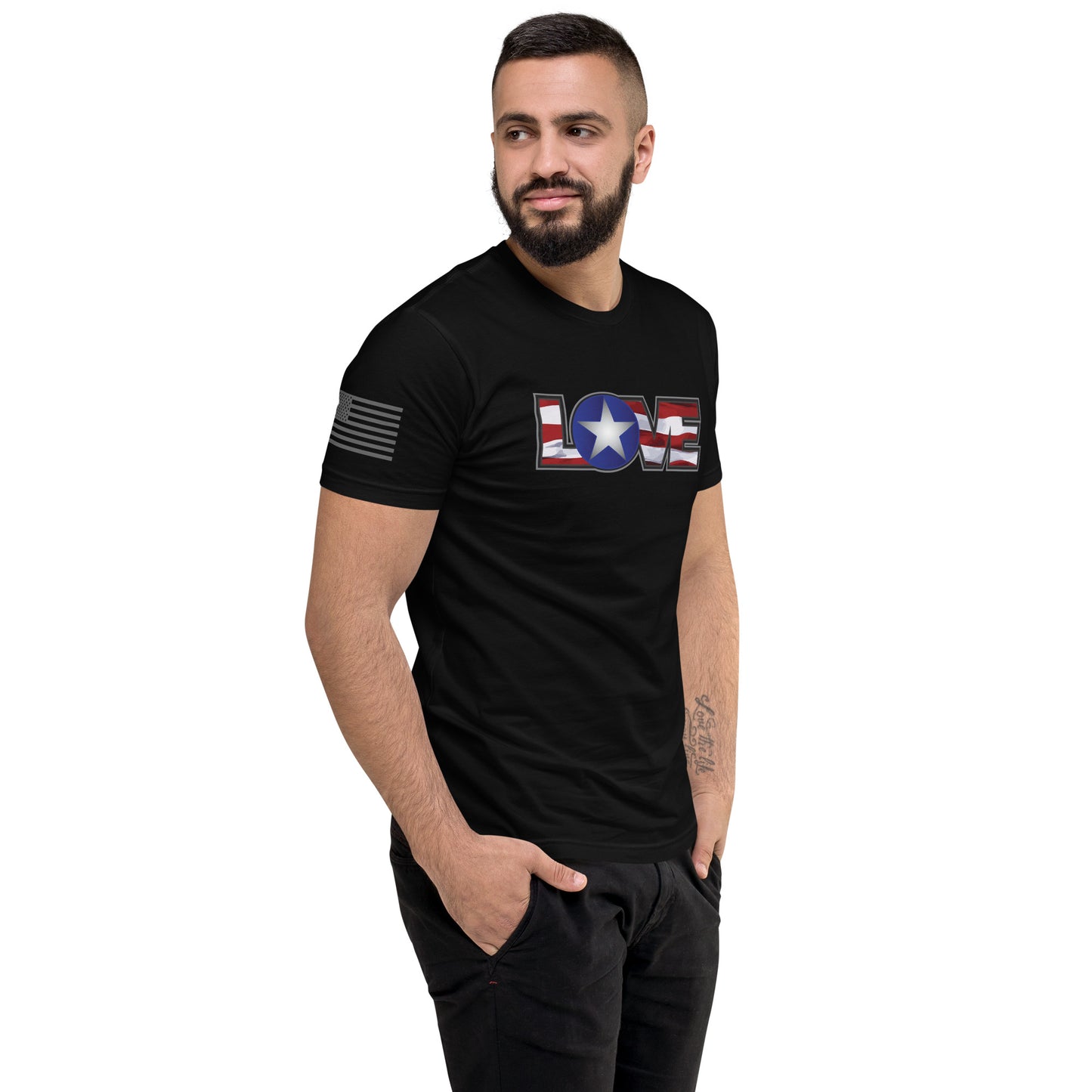 Love Men's Fitted T-shirt