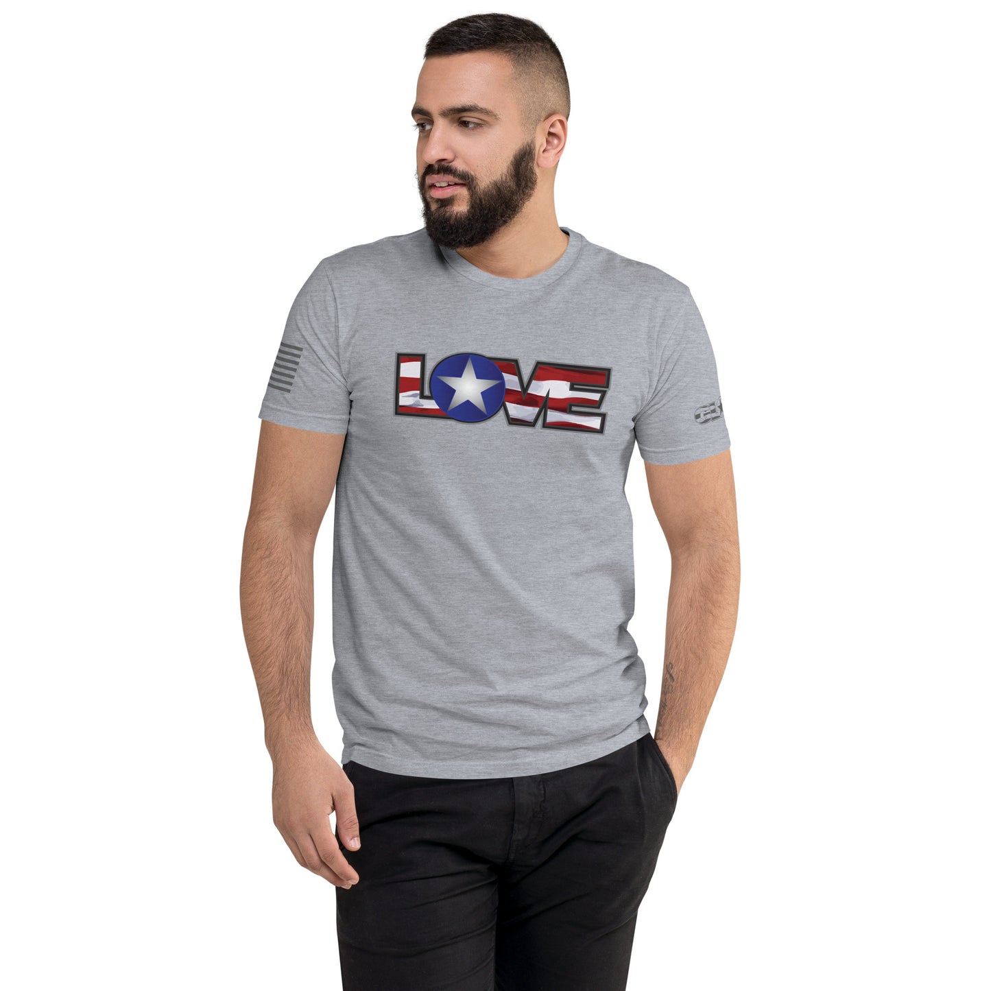 Love Men's Fitted T-shirt
