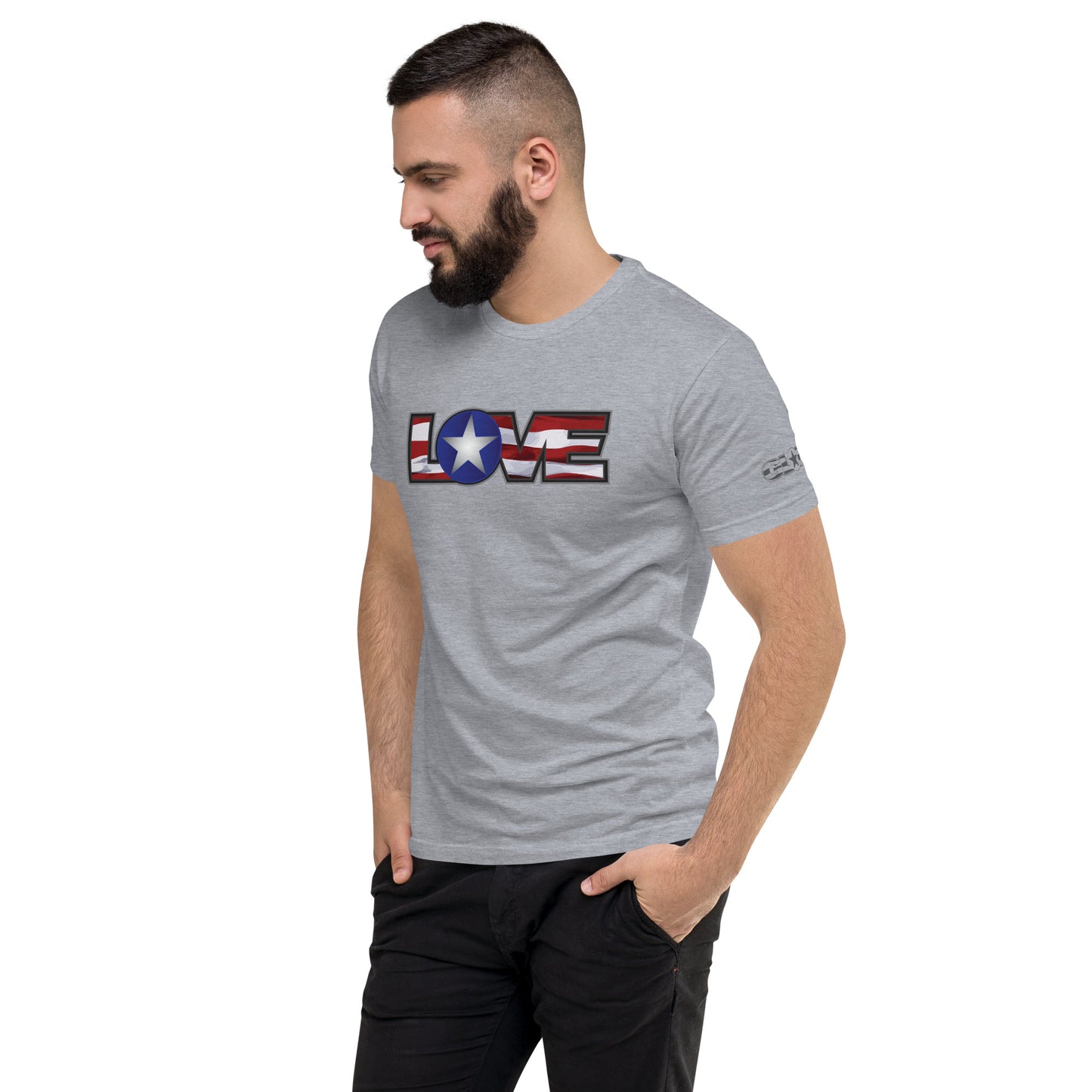 Love Men's Fitted T-shirt