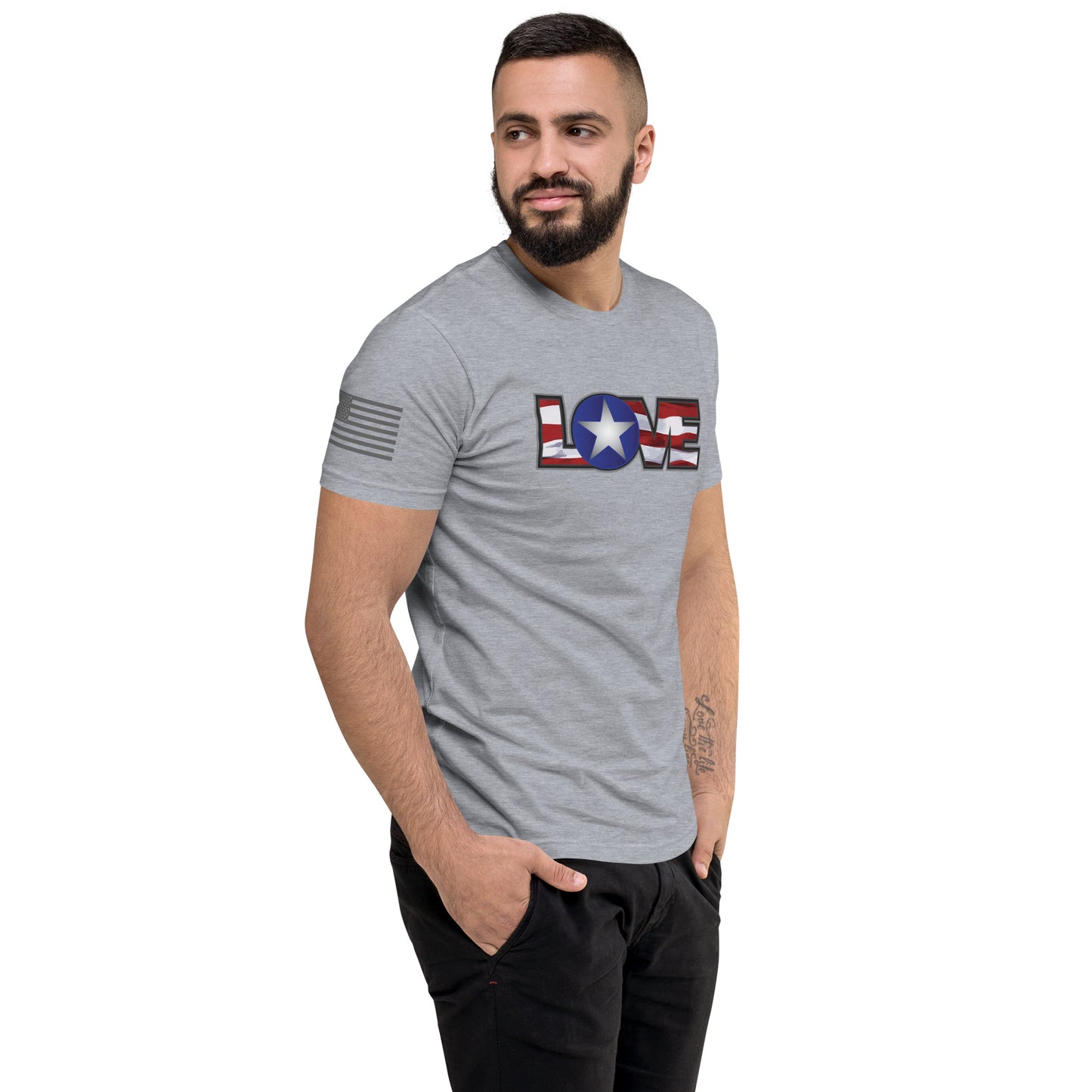 Love Men's Fitted T-shirt