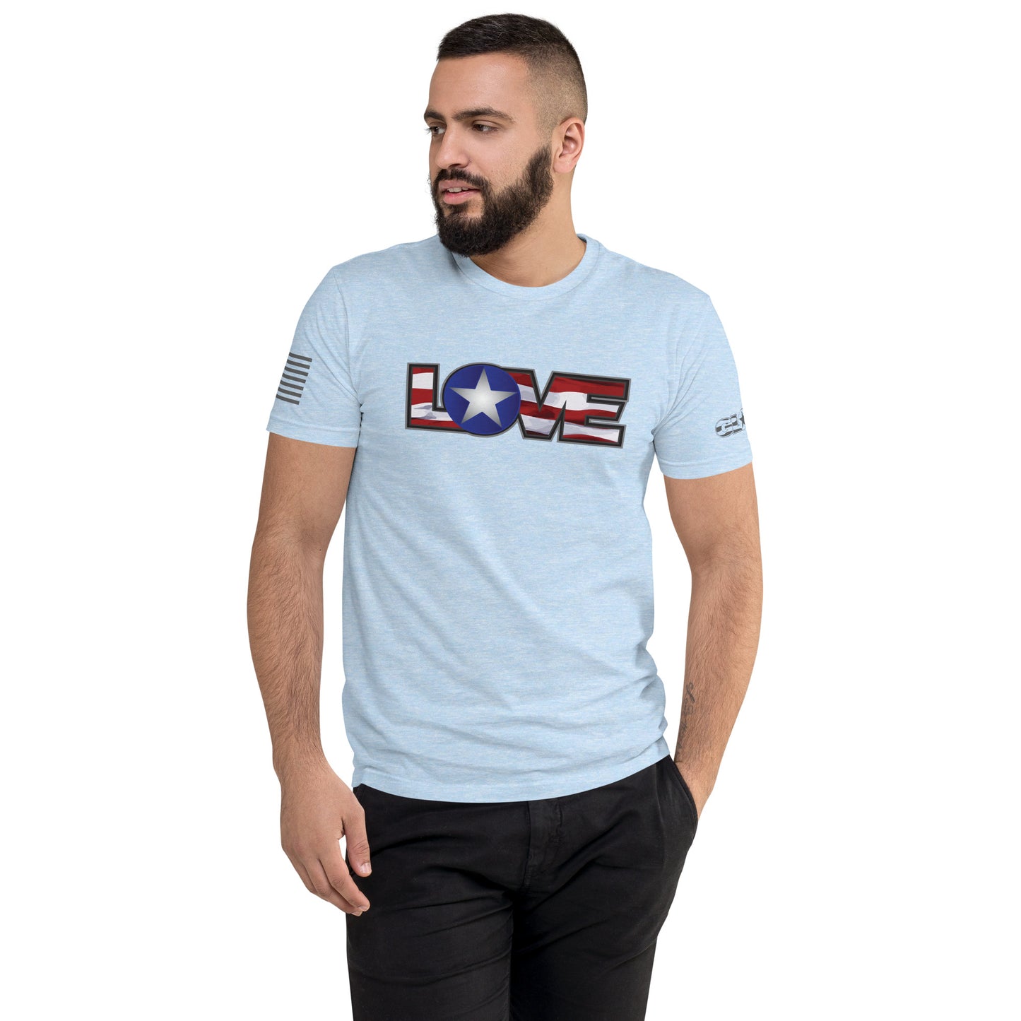 Love Men's Fitted T-shirt