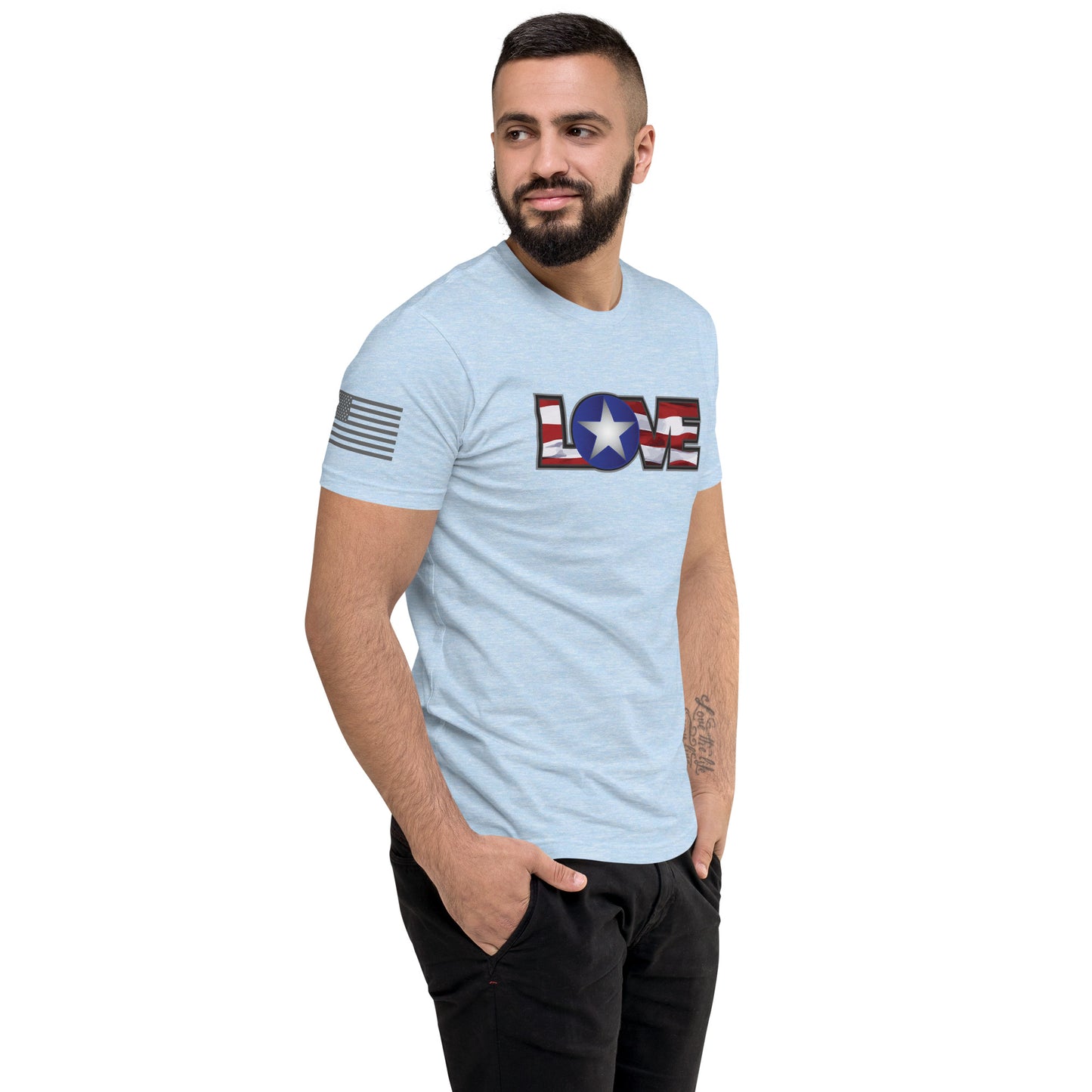 Love Men's Fitted T-shirt