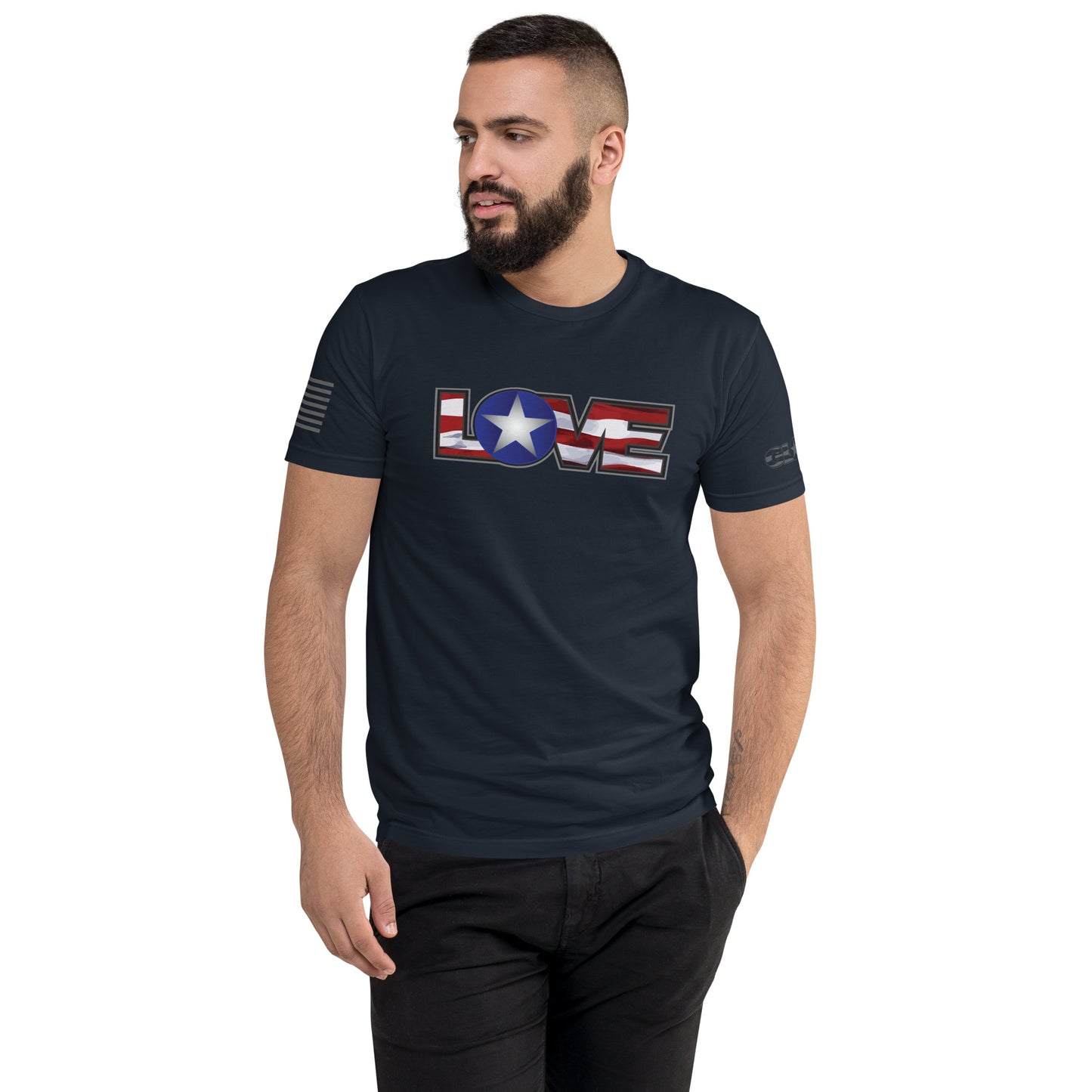 Love Men's Fitted T-shirt