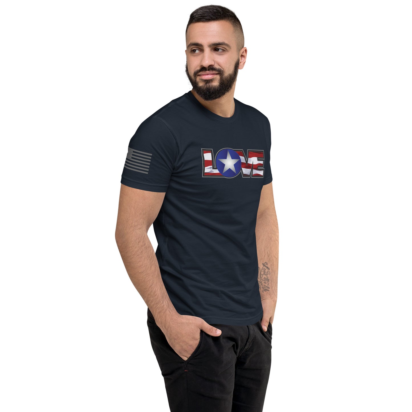Love Men's Fitted T-shirt