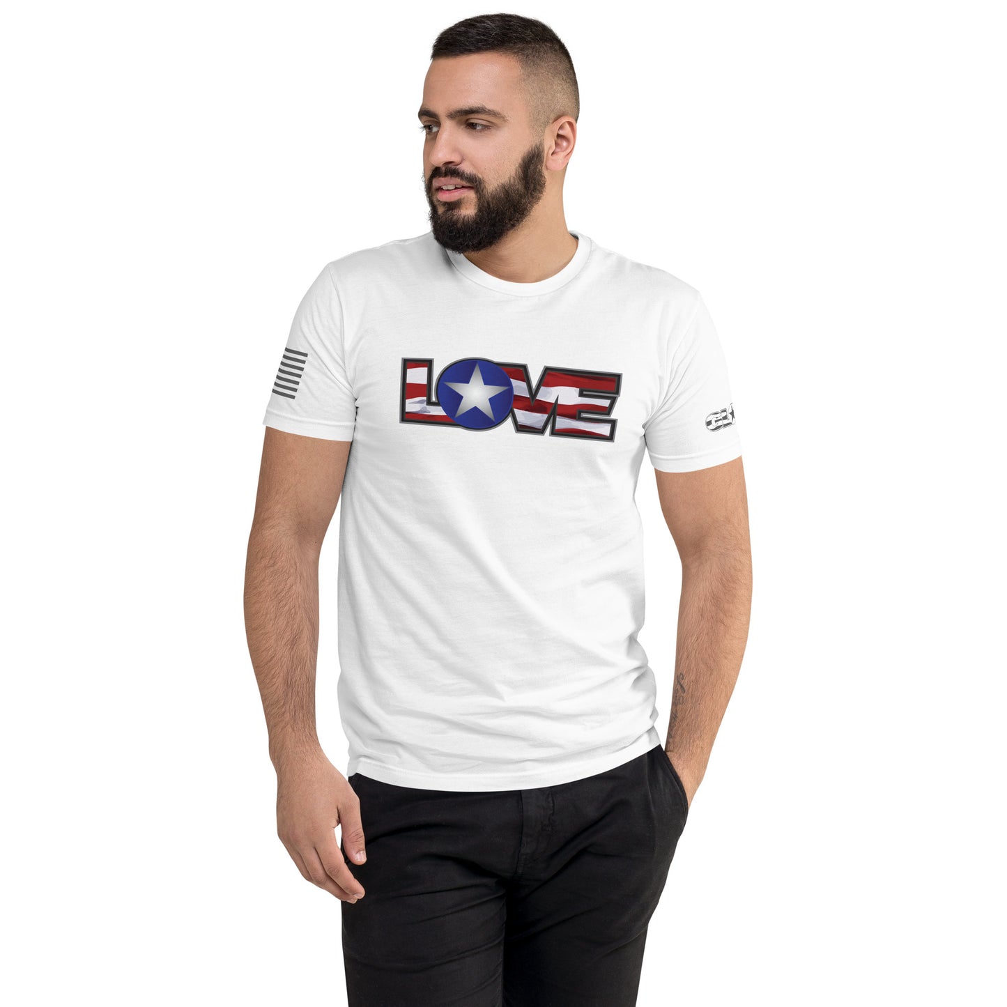 Love Men's Fitted T-shirt