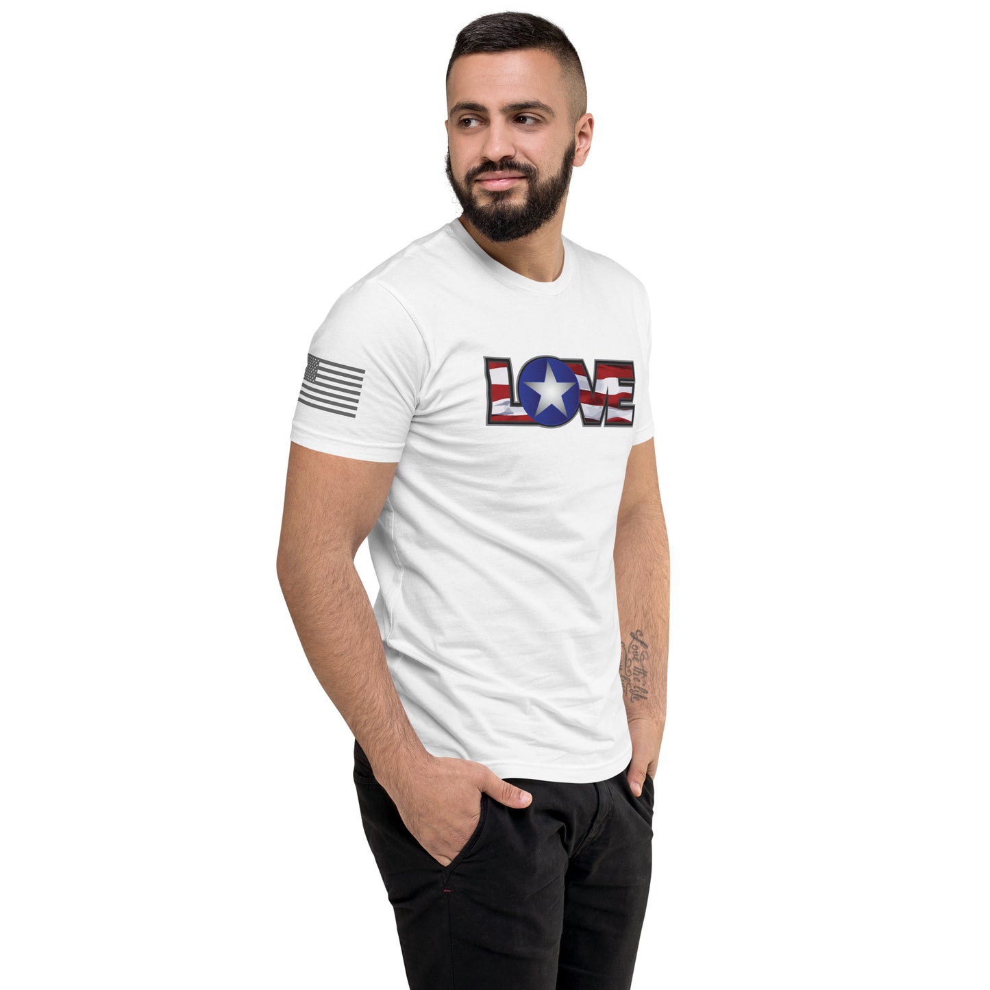 Love Men's Fitted T-shirt