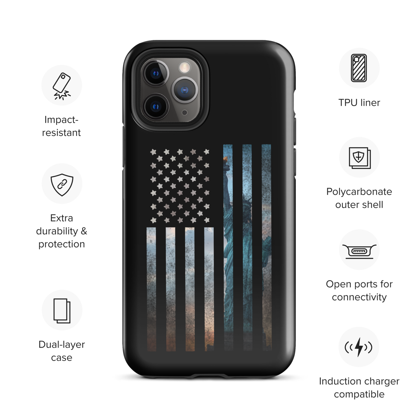 Liberty Rugged Flag Tough Case for iPhone®
