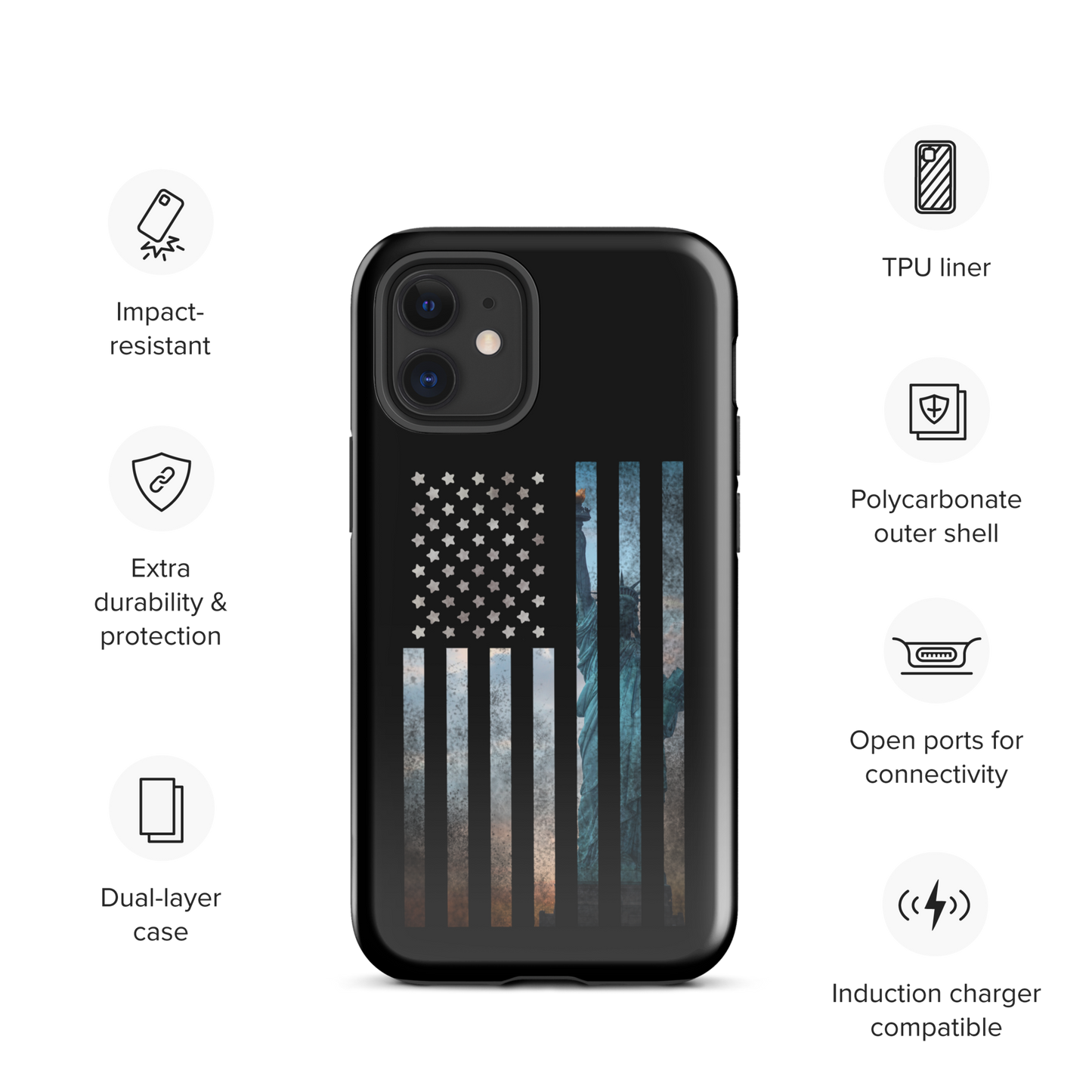 Liberty Rugged Flag Tough Case for iPhone®