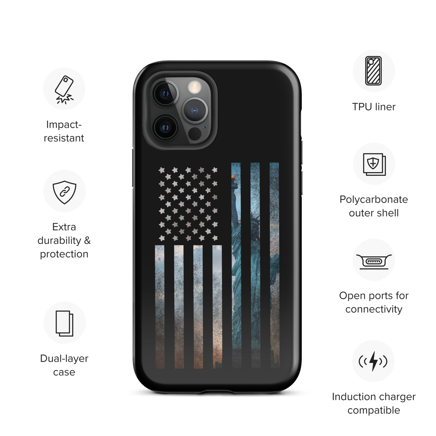 Liberty Rugged Flag Tough Case for iPhone®