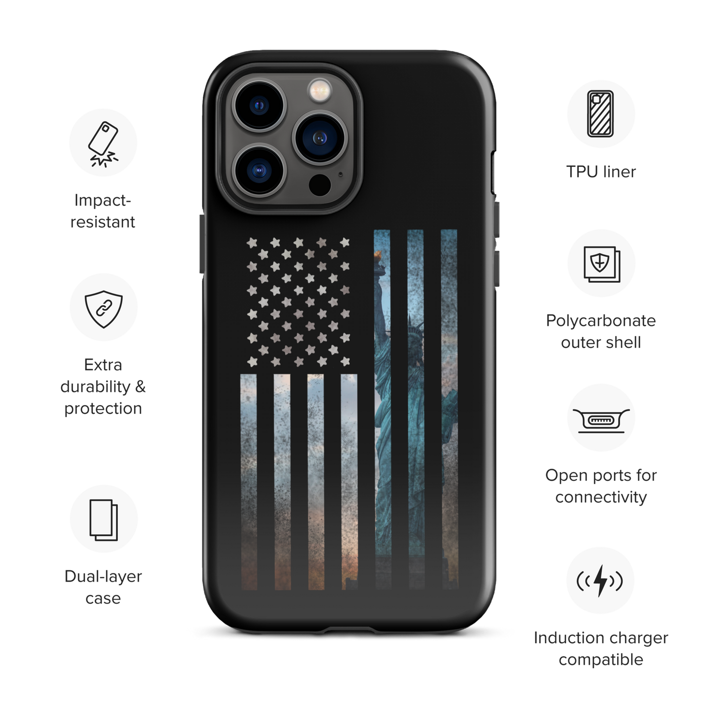 Liberty Rugged Flag Tough Case for iPhone®