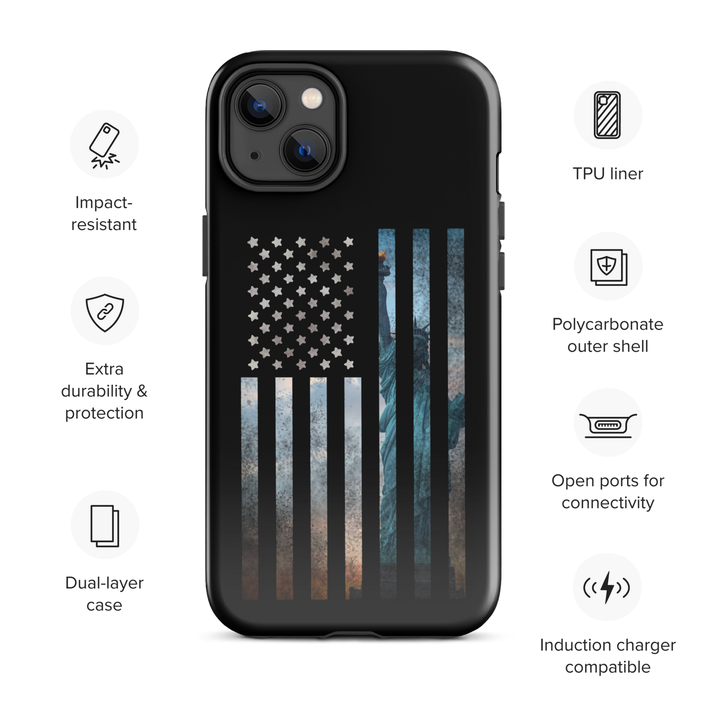 Liberty Rugged Flag Tough Case for iPhone®