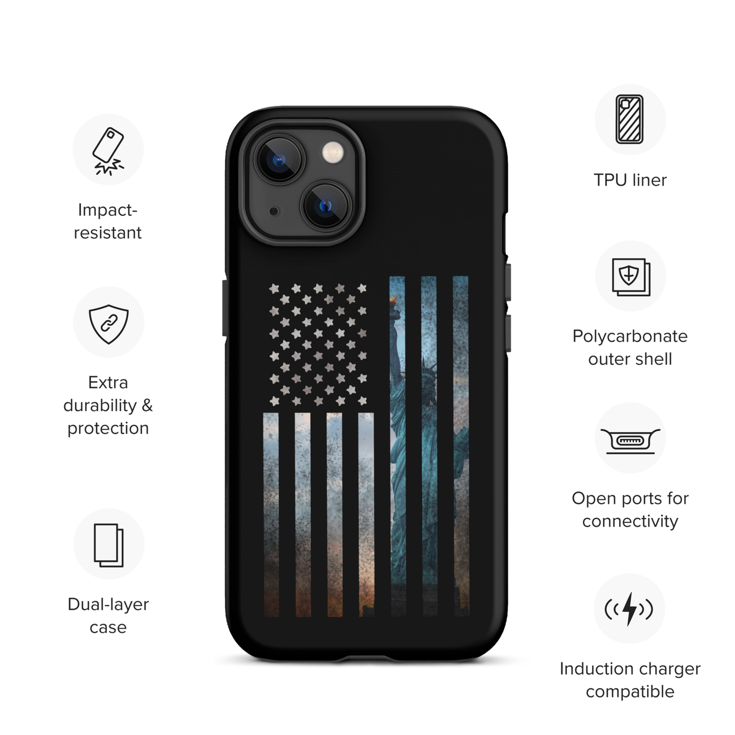 Liberty Rugged Flag Tough Case for iPhone®