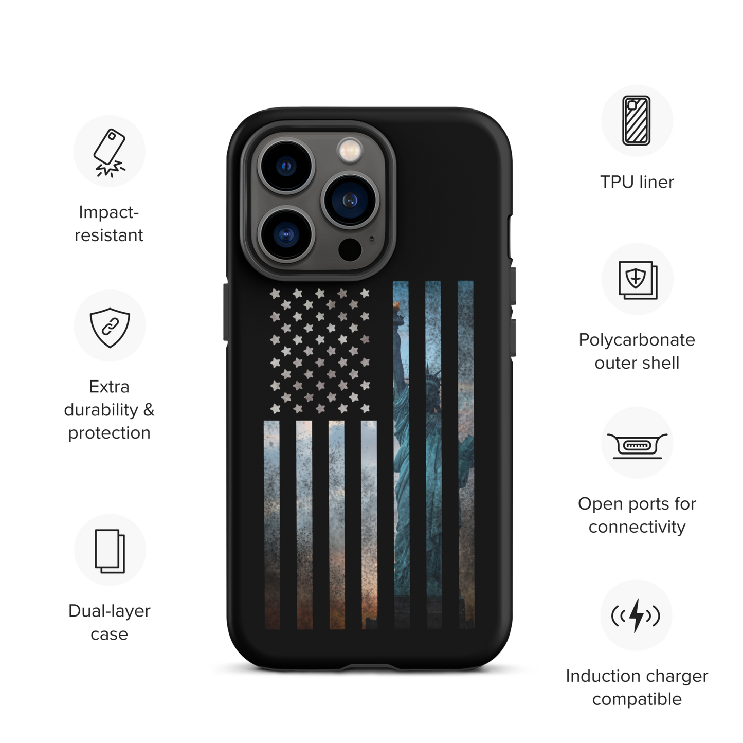 Liberty Rugged Flag Tough Case for iPhone®