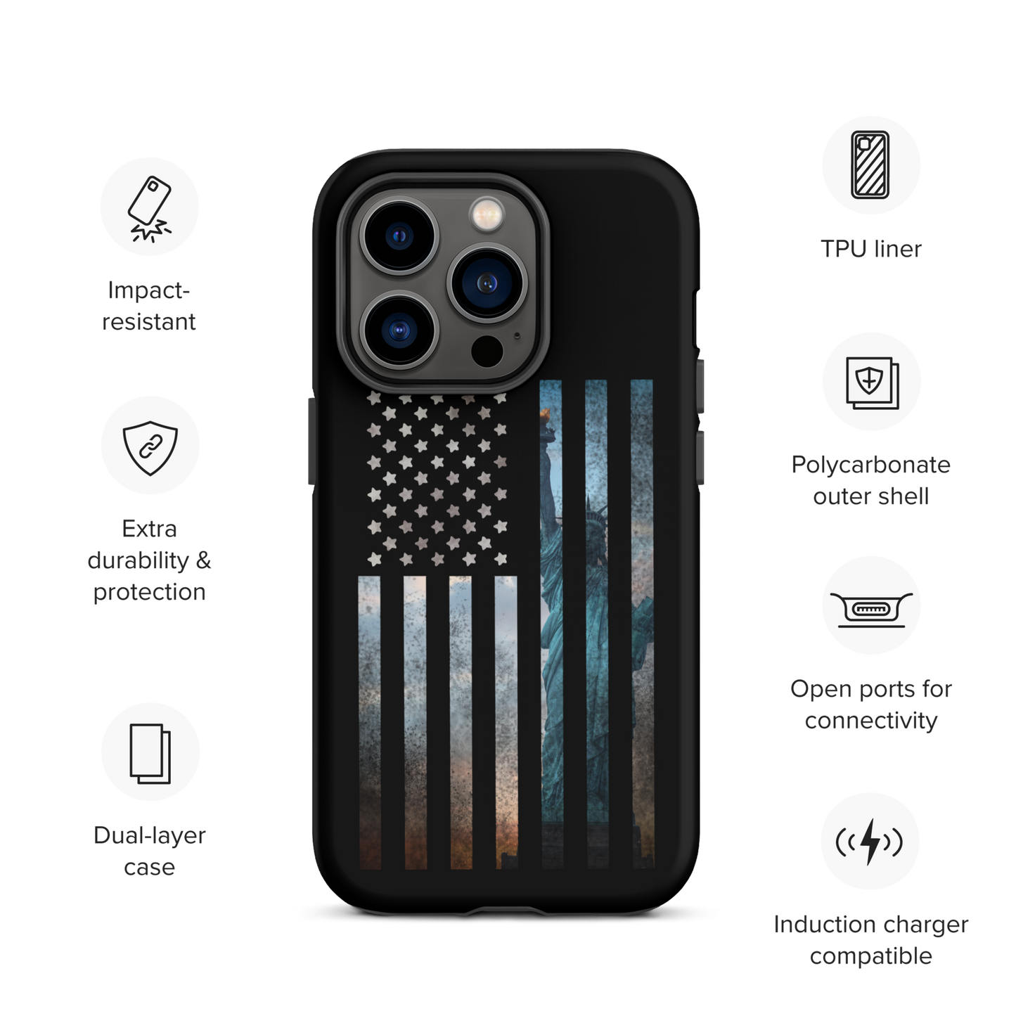 Liberty Rugged Flag Tough Case for iPhone®