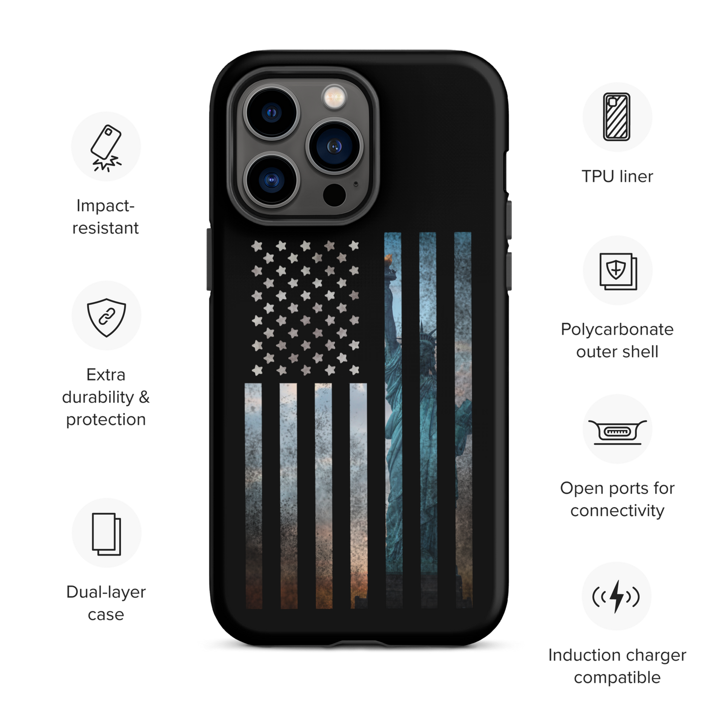 Liberty Rugged Flag Tough Case for iPhone®