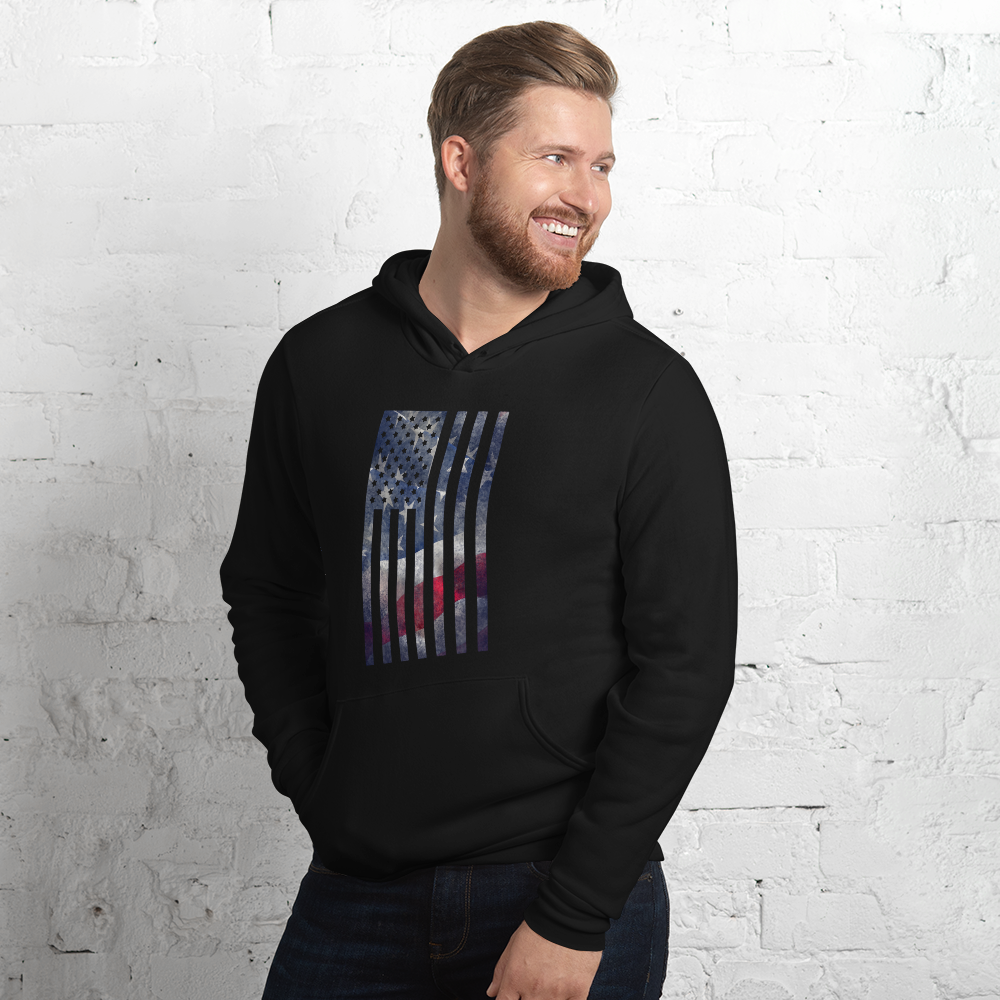 Rugged Flag Unisex hoodie