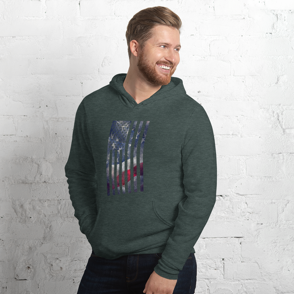 Rugged Flag Unisex hoodie
