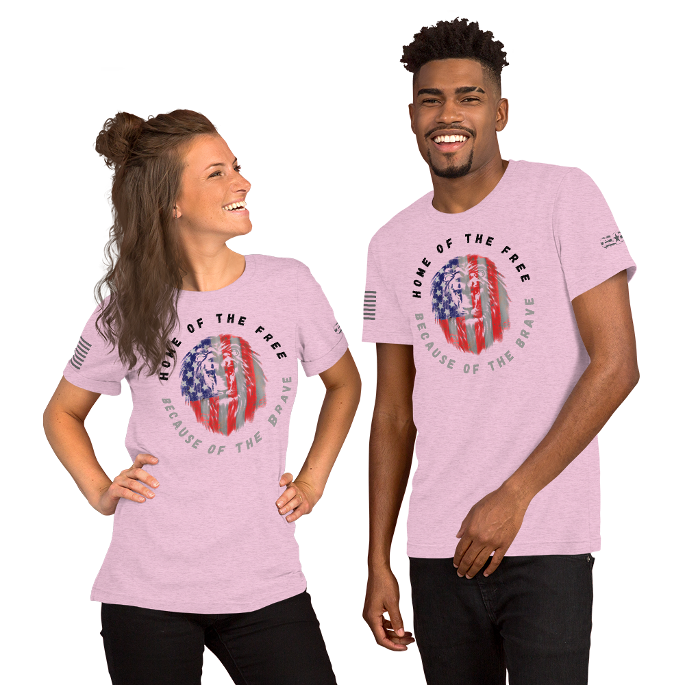 Patriotic Lion Unisex t-shirt