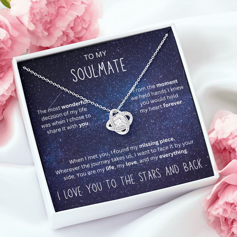 To the Stars and Back | Love Knot Necklace for Soulmate