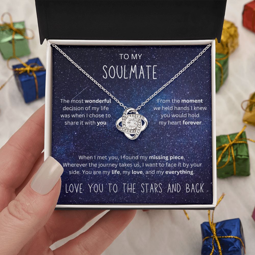To the Stars and Back | Love Knot Necklace for Soulmate