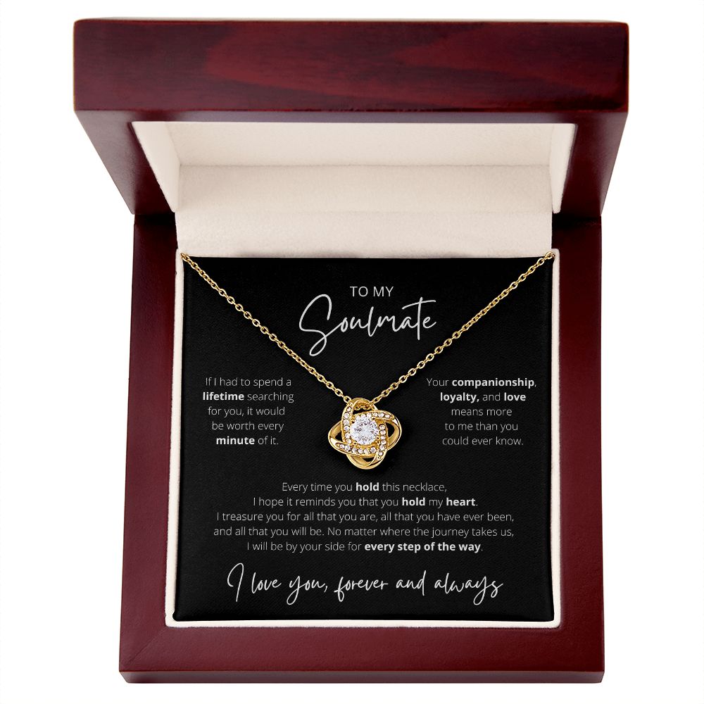 Hold My Heart - Soulmate Love Knot Necklace