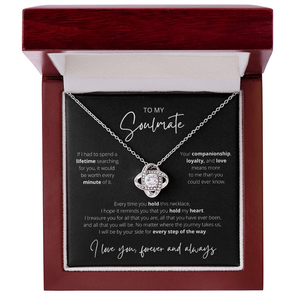 Hold My Heart - Soulmate Love Knot Necklace