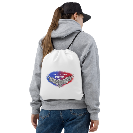 Free Eagle Drawstring bag