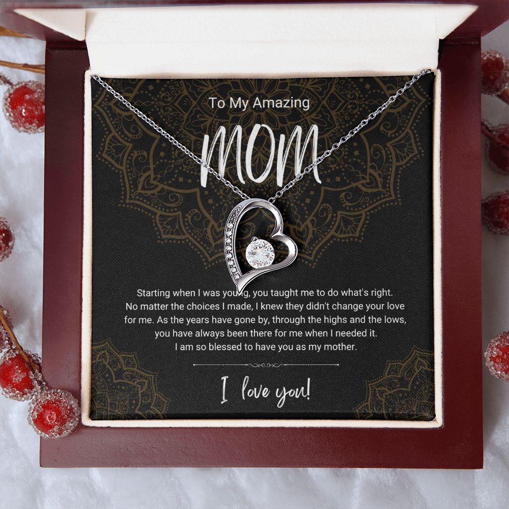 Highs and Lows | To Mom | Heart Necklace