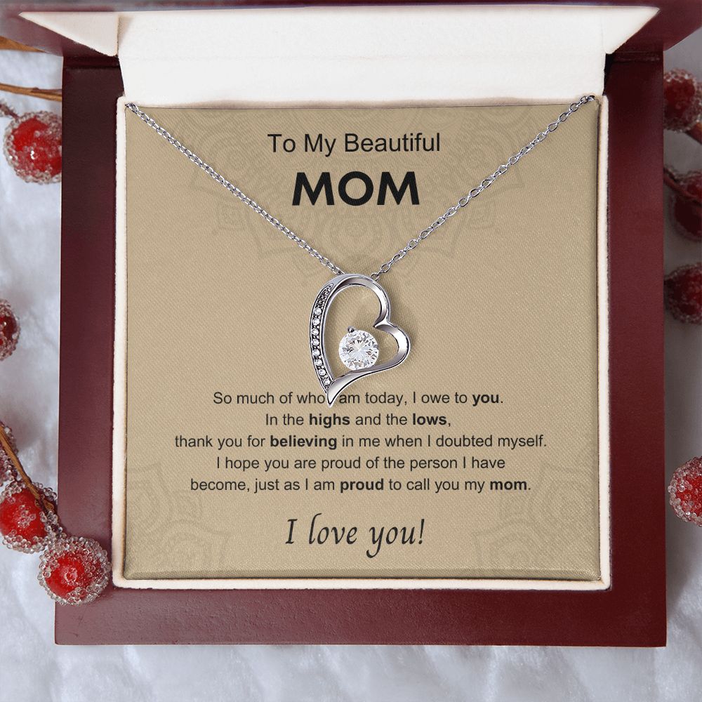Who I Am Today | Necklace for Mom