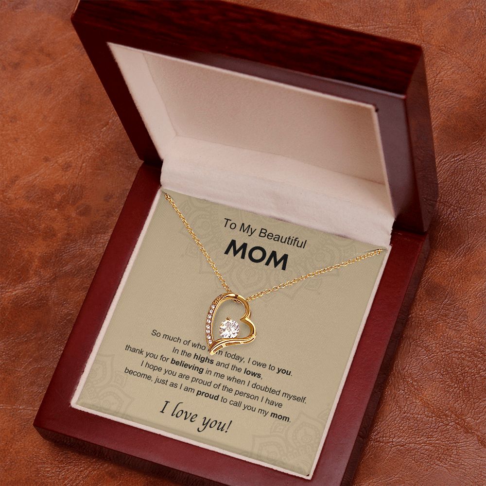 Who I Am Today | Necklace for Mom