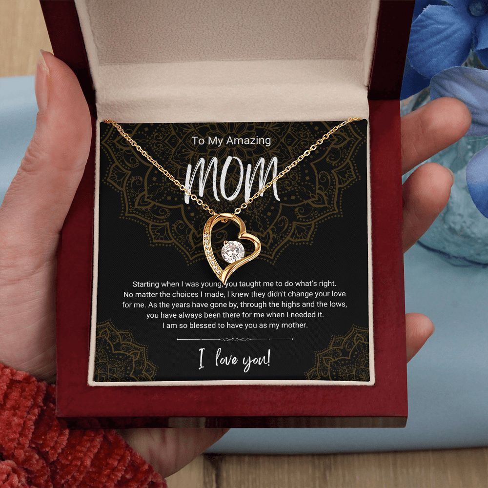 Highs and Lows | To Mom | Heart Necklace