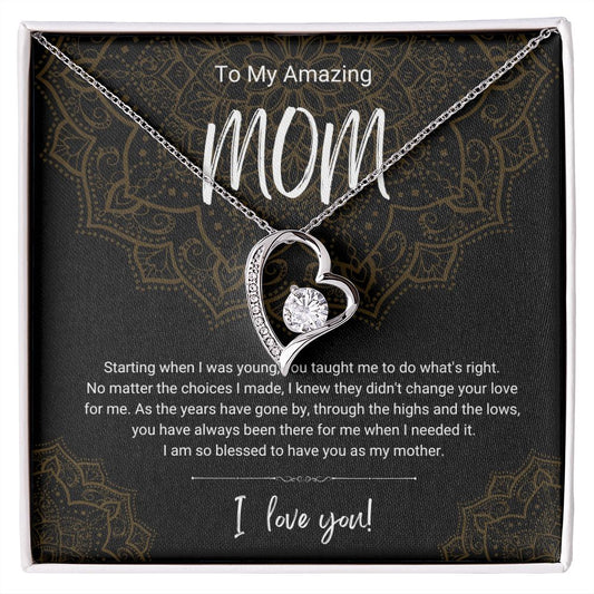 Highs and Lows | To Mom | Heart Necklace