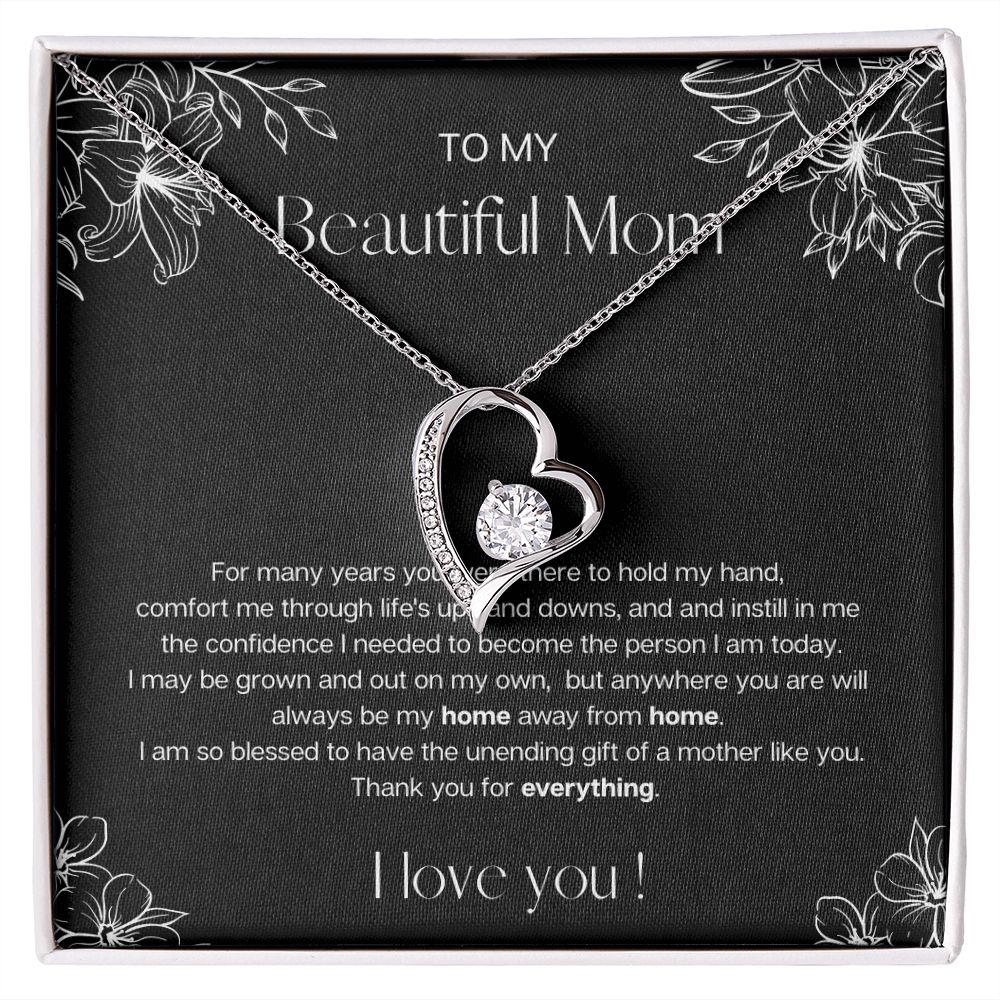 Home Away from Home | Heart Necklace for Mom