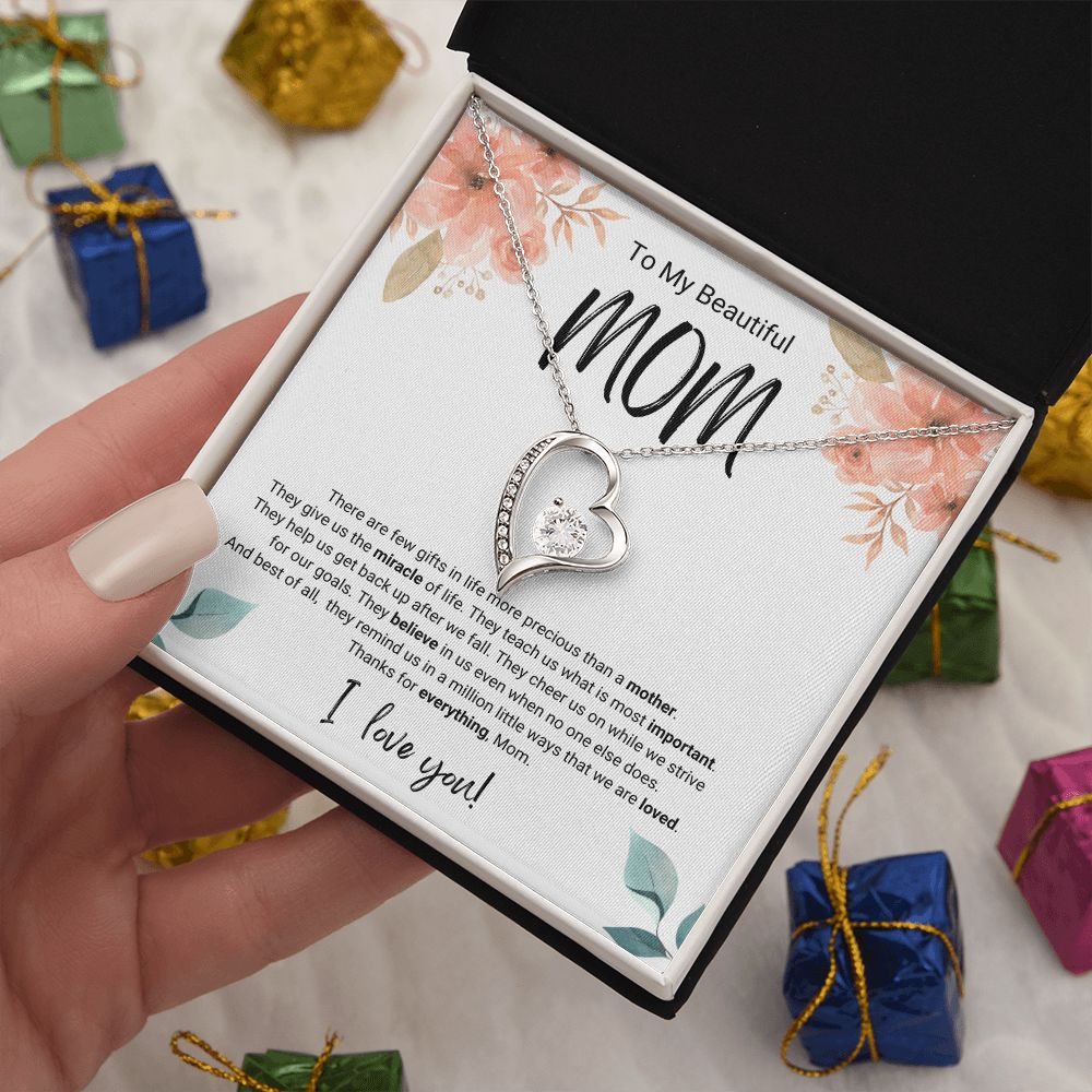 More Precious | For Mom | Heart Necklace