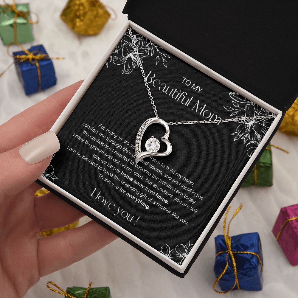 Home Away from Home | Heart Necklace for Mom