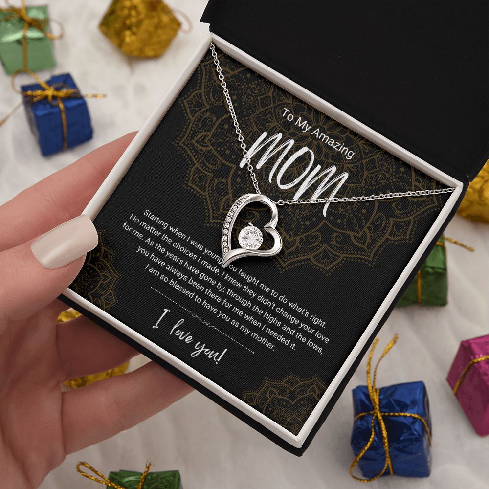 Highs and Lows | To Mom | Heart Necklace