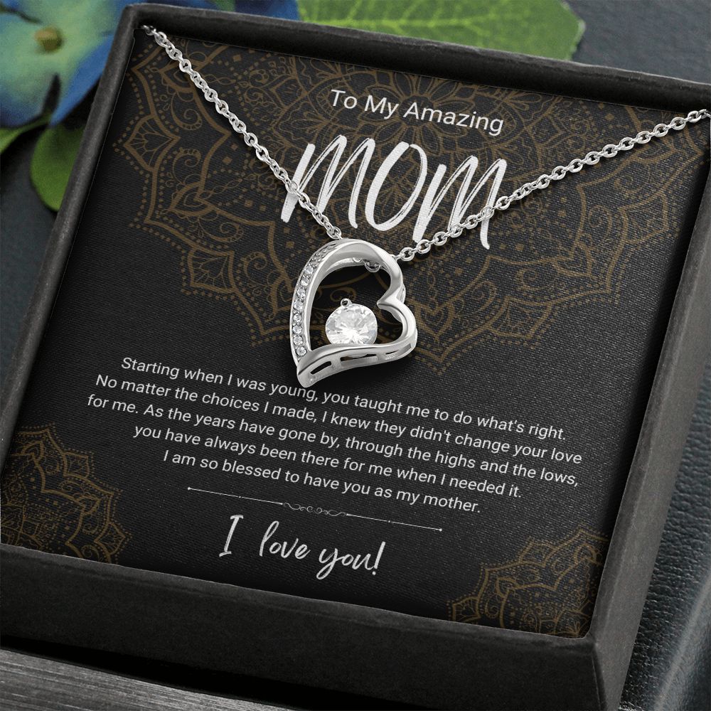 Highs and Lows | To Mom | Heart Necklace