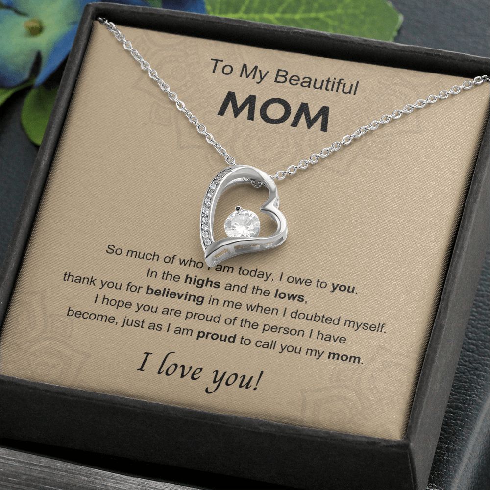 Who I Am Today | Necklace for Mom